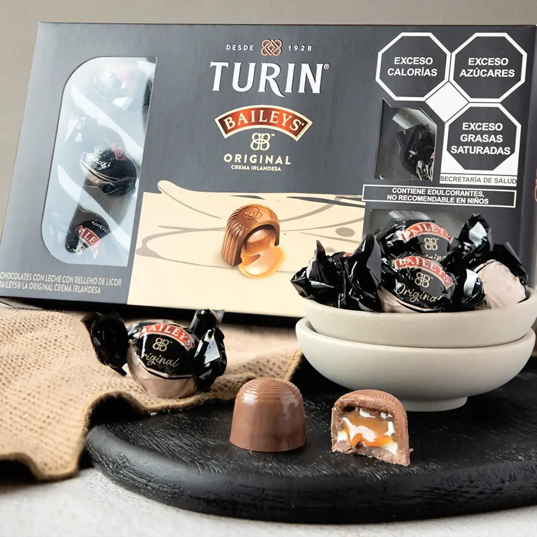 Chocolates Turin con licor Baileys