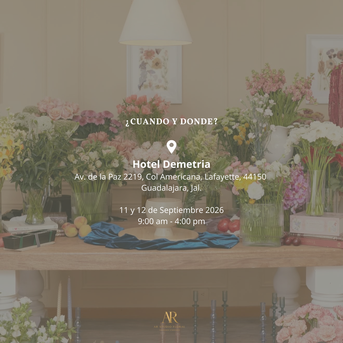 CURSO - DISEÑO FLORAL - GUADALAJARA