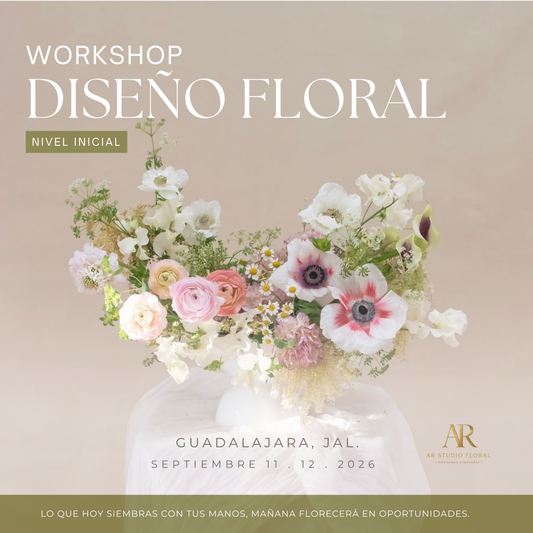 CURSO - DISEÑO FLORAL - GUADALAJARA