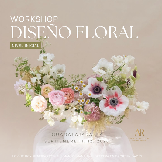 CURSO - DISEÑO FLORAL - GUADALAJARA